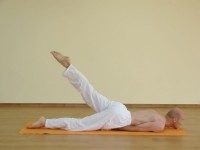 Yoga asana: 098-Ardha Shalabhasana A