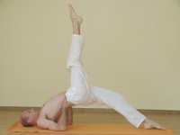 Yoga asana: 112-Eka Pada Setu Bandhasana A