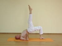 Yoga asana: 113-Eka Pada Setu Bandhasana B