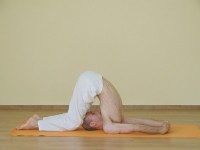Yoga asana: 196-Halasana Janu Shirsha