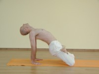 Yoga asana: 215-Padmasana Urdhva Mukha